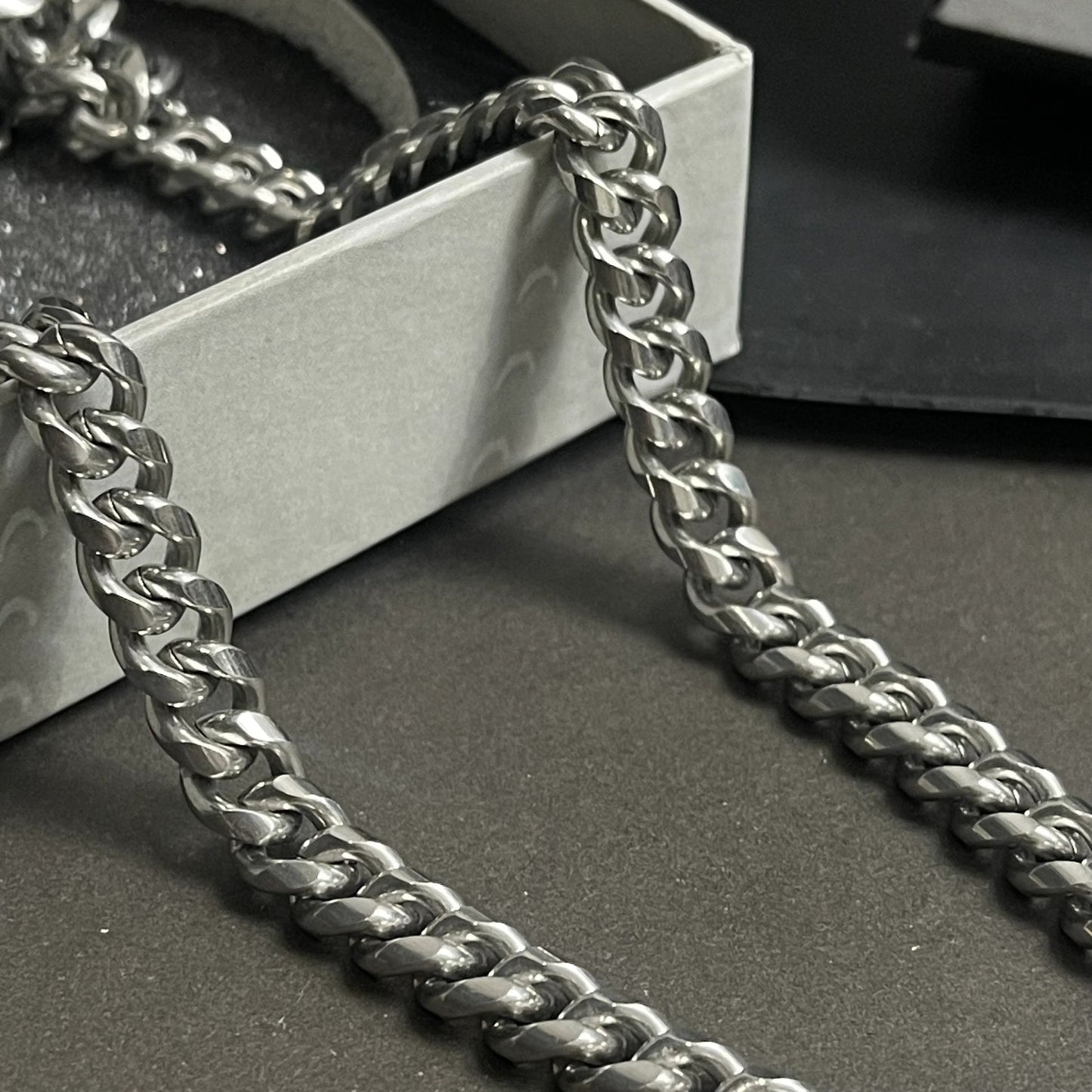 Miami Cuban Curb Chain Necklace For Boys